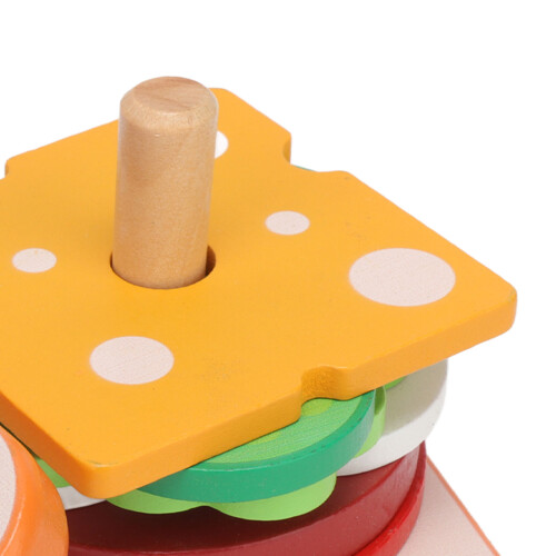 Juego de cocina de comida rápida de madera compuesta 40 piezas 2
