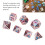 7Pcs Metal Polyhedral Dice Set RPG Card Games Odorless Table Game Gear Dice for Table Games Accessory Type 2 3