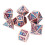 7Pcs Metal Polyhedral Dice Set RPG Card Games Odorless Table Game Gear Dice for Table Games Accessory Type 2 15