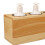 4 Bottle Massage Oil Heater Adjusting Temperature Internal Timer Massage Lotion Warmer 110‑ 6