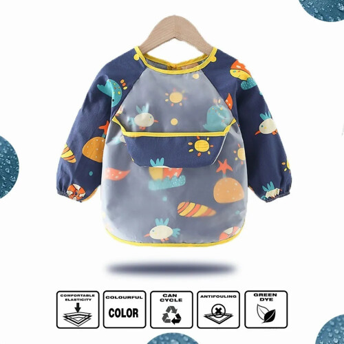 Planet 100 Baby-Lätzchen 0-2 Jahre dunkelblau elastischer Rand 2