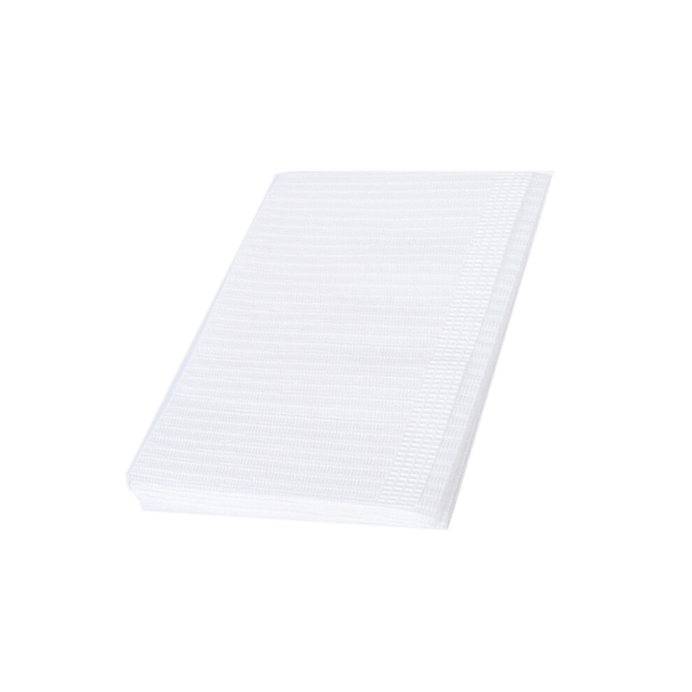 White 125Pcs Disposable Tablecloth Simple Practical Waterproof Leakproof Disposable Table Cover For Nail Eyelash Salon