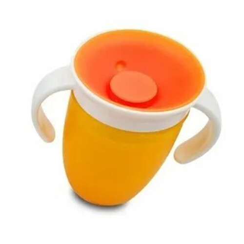 240ml Baby-Silikon-Trainingsbecher mit Doppelgriffen, 10,5 cm 2