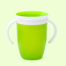 Vaso de entrenamiento 240 ml 360 Sellado Verde 10,5 x 10,5 x 8 cm