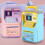 Mini Bankautomat-Simulation Pink/Lila 13,5  12  23 cm 12