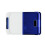 Wandmontierter Stäbchenkäfig, Kunststoff, Basic Blau 3