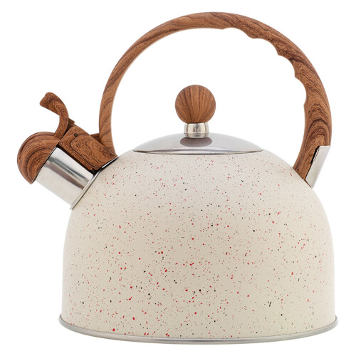 2,5-Liter pfeifender Teekessel, Edelstahl, Silber 1