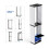 Torre de almacenamiento doble para PS5 - 36 discos, ABS 8