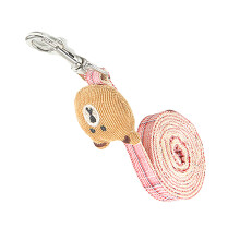 Cuerda de tracción para chaleco de mascotas 1.2m/3.9ft Talla M Marrón 4-8.5kg