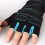 Gewichtheben Halbfingerhandschuhe 180 g Hellblau M 4