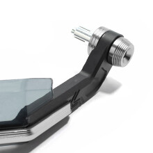 Hoch belastbare Silber-Motorrad-Handschützer, stoßfeste Lenkerabweiser