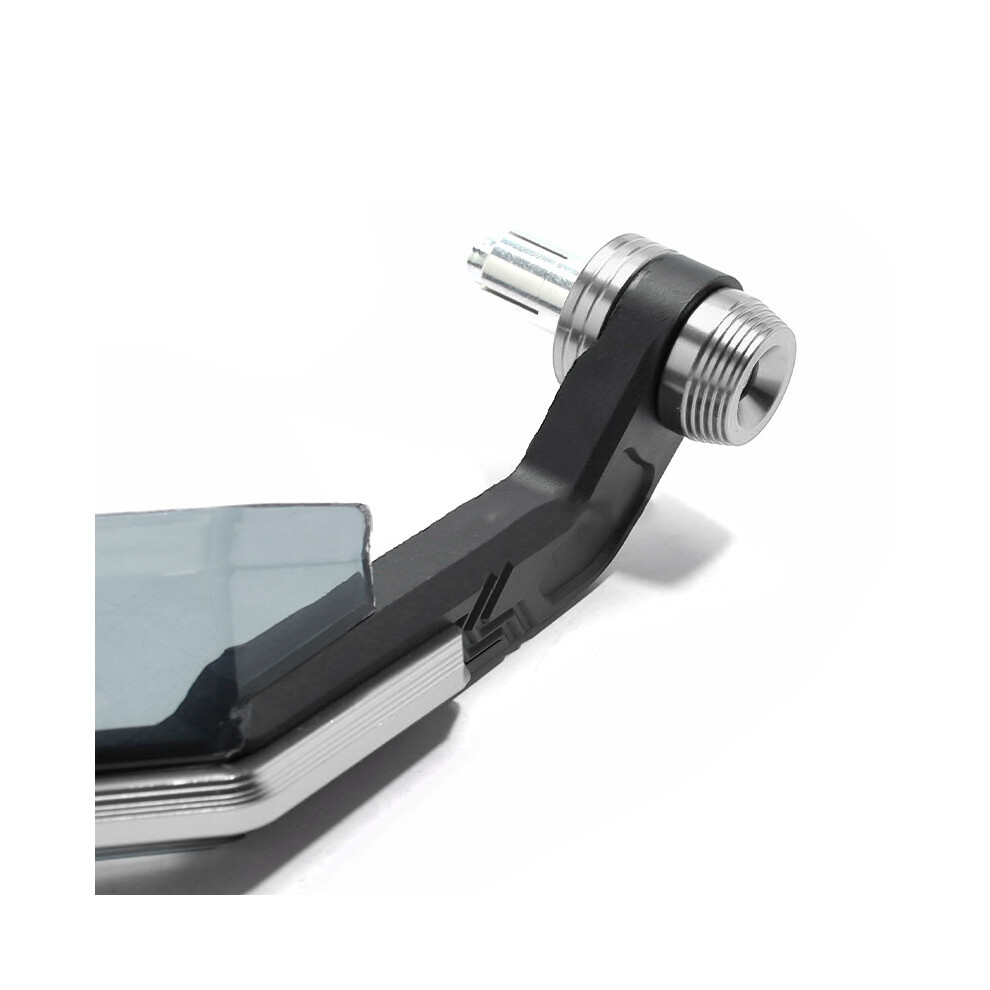 Motorcycle Handguard High Strength Impact Resistant Handlebar Wind Deflector For Motorbike Silver 7601319499061