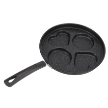 Sartén para freír huevos, de hierro, 4 tazas, calentamiento uniforme