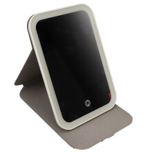 LED-Make-up-Spiegel 800mAh Tragbar Lila 3-Farben