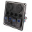 4-Gang Kippschalter-Panel 20A DC12-24V Blau 14