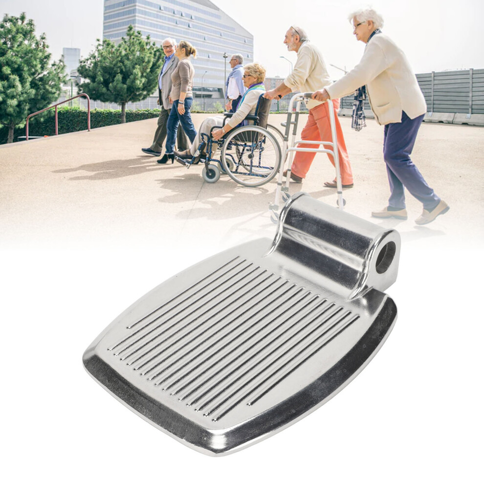 Wheelchair Foot Pedal High Strength Aluminium Alloy Wear Proof Wheelchair Footrest Footplate