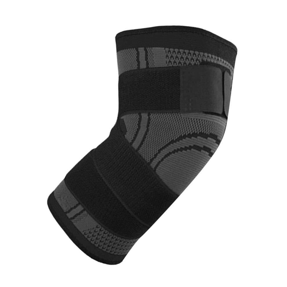 Compression Knee Brace Breathable Thin Fitness Knee Protector for Outdoor Cycling Basketball Black XL