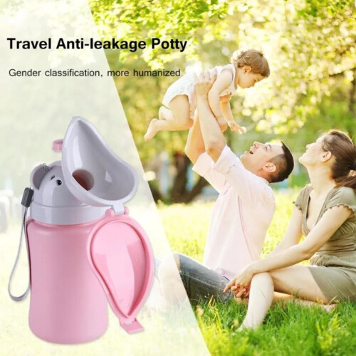 500ml Notfall-Urinal für Säuglinge, 22x8cm, rosa 2