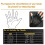 Fingerlose Handschuhe mit Silikon-Handfläche, Größe L 5