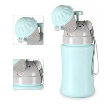 500ml Baby-Urinal, 22x8 cm, Blau für Reisen
