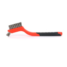 Conjunto de 3 cepillos de alambre mini - cobre rojo, 7 pulgadas