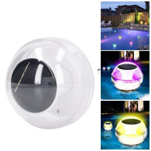 Solar schwimmendes Licht 300mAh 105x105x100mm IP65 RGB