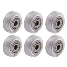 16 Stück POM-Riemenscheibe E16 24 mm Außendurchmesser 5 mm Innendurchmesser transparent