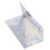 3D-Weihnachtskarten Blaues Papier Pop-up Glitzerbaum 9