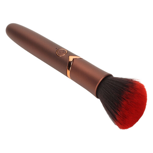 Brocha de maquillaje recargable USB 180mAh marrón 10G