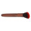 Brocha de maquillaje recargable USB 180mAh marrón 10G 13