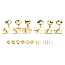 6 Stück Stimmwirbel für E-Gitarre, Metall Gold