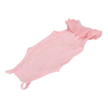 Cat Recovery Suit Lace Neckline Prevent Licking Adjustable Buckle Cat After Surgey Wear for Postoperative Recovery M