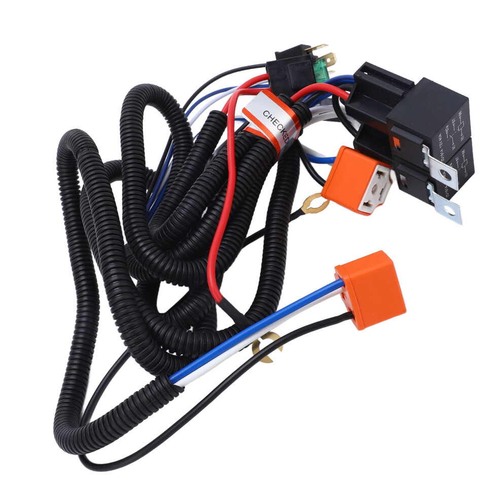 H4 Negative Headlight Relay Conversion Harness High Stability For H6054 H5054 H6054ll 6014 6052 6053 9391319511952