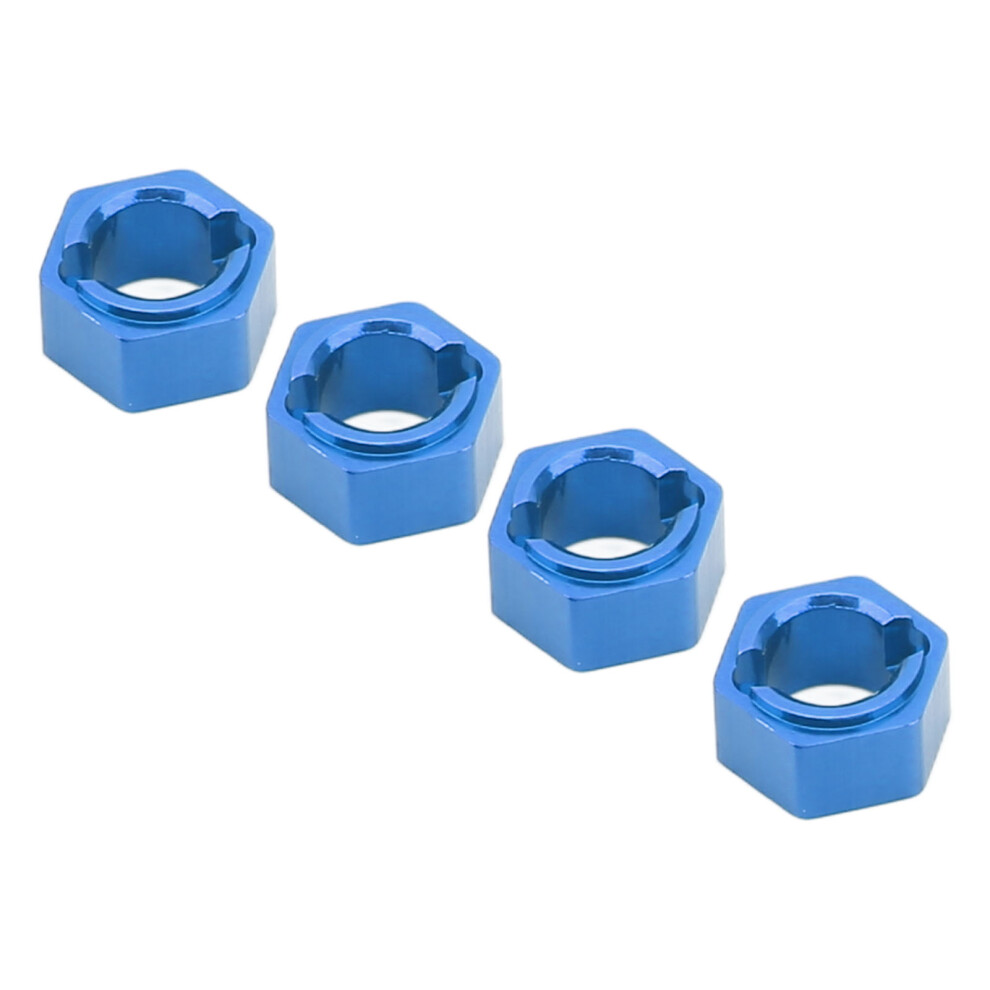 7Mm Hex Wheel Hubs Professional Aluminum Alloy Rc Wheel Hex Drive Adapter For Fms Fcx24 1/24 Rc Car Blue 8391319512325