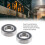 6206RS Lager 2x Silber 30mm ID 62mm OD 10