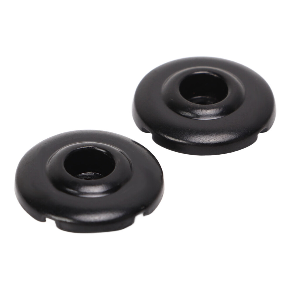 Round Electric Bass String Retainer Friction Reducing Robust Decorative Electric Bass String Tree Black