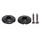Round Electric Bass String Retainer Friction Reducing Robust Decorative Electric Bass String Tree Black 2