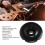Round Electric Bass String Retainer Friction Reducing Robust Decorative Electric Bass String Tree Black 8