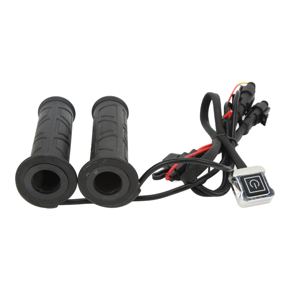 1Pair 12V Motorcycle Heated Handle Waterproof Electric Heated Handlebar Grips With Adjustable Temperature For Atv 5011319512875