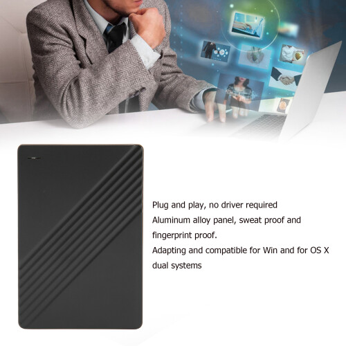 Disco duro externo de 2,5 pulgadas 160 GB USB 3.0 Negro 2