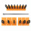 Orangefarbenes Nylon-Dellen-Puller-Set mit 203-mm-Stab 9