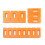 Orangefarbenes Nylon-Dellen-Puller-Set mit 203-mm-Stab 7