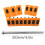 Orangefarbenes Nylon-Dellen-Puller-Set mit 203-mm-Stab 4