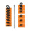 Orangefarbenes Nylon-Dellen-Puller-Set mit 203-mm-Stab 8