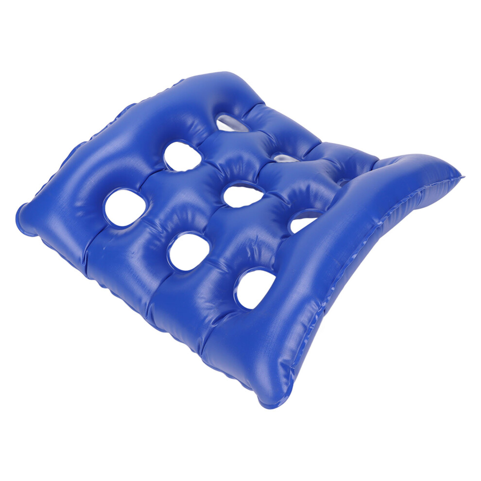 Blue Inflatable Seat Cushion Breathable Prevent Bed Sores Portable Wheelchair Air Cushion For Paralyzed Patients Elderly
