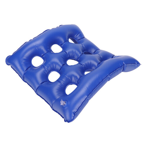 Cojín inflable para asiento de PVC azul, elástico. 2