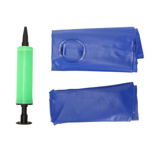 Cojín inflable para asiento de PVC azul, elástico. 1