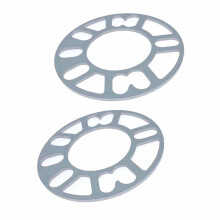 2 Stück 8 mm Naben-Abstandscheiben 150 x 150 x 8 mm Aluminium