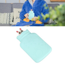 Wärmeflasche Mikrowellengeeignet Zum Erhitzen Auslaufsicher Tragbar Blau 1 L