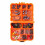 257-teiliges Angelköder-Set mit orangefarbener Aufbewahrungsbox 10.1oz 6